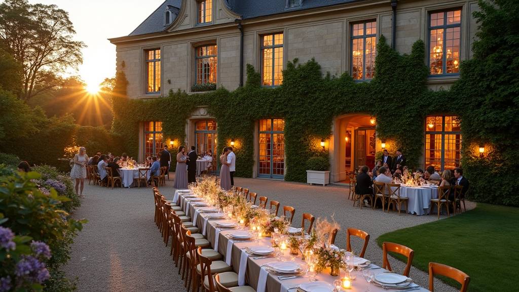 Château de caractère entouré de jardins pour mariage à Nantes