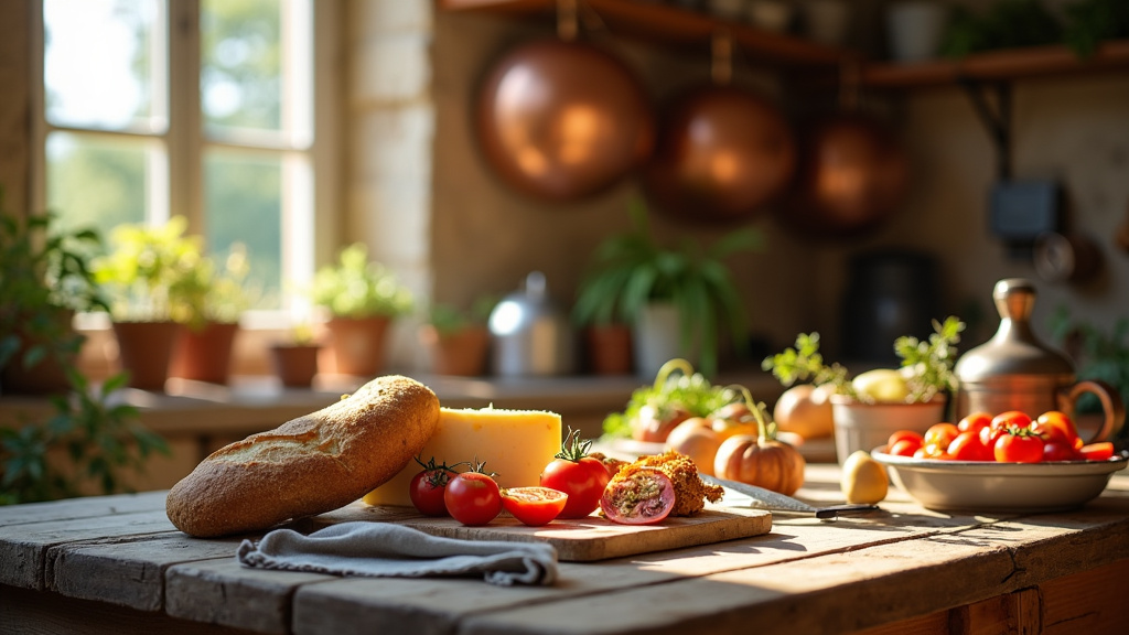 Cuisine gastronomique française - plats et produits des terroirs de France