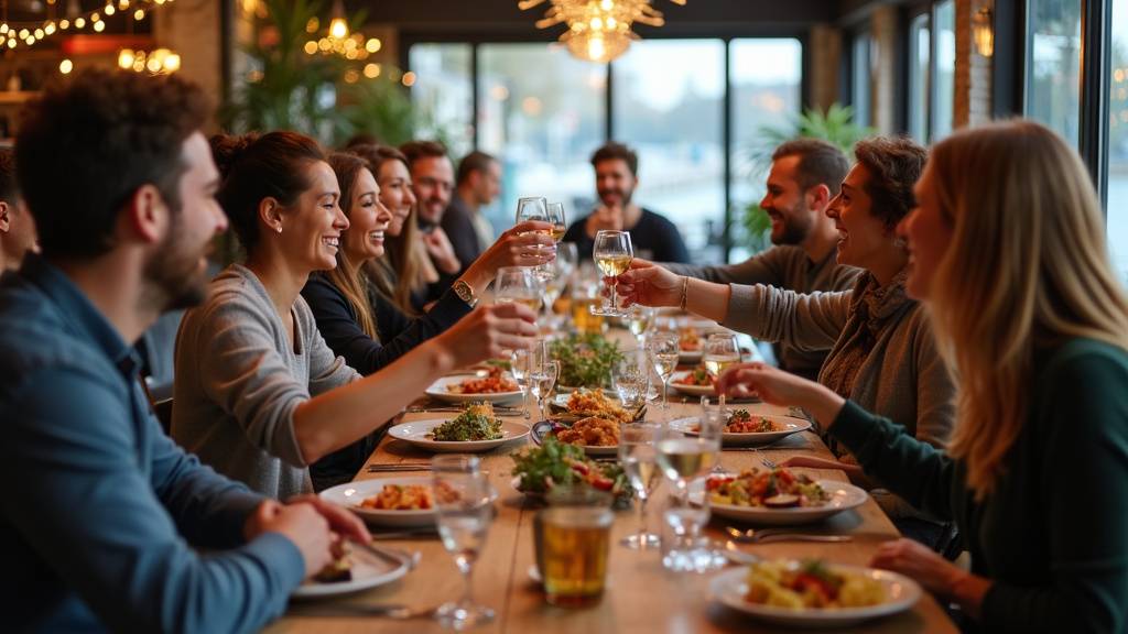 Équipe en train de cuisiner ensemble dans un restaurant à Nantes